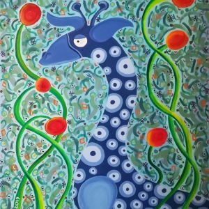 THE BLUE GIRAFFE